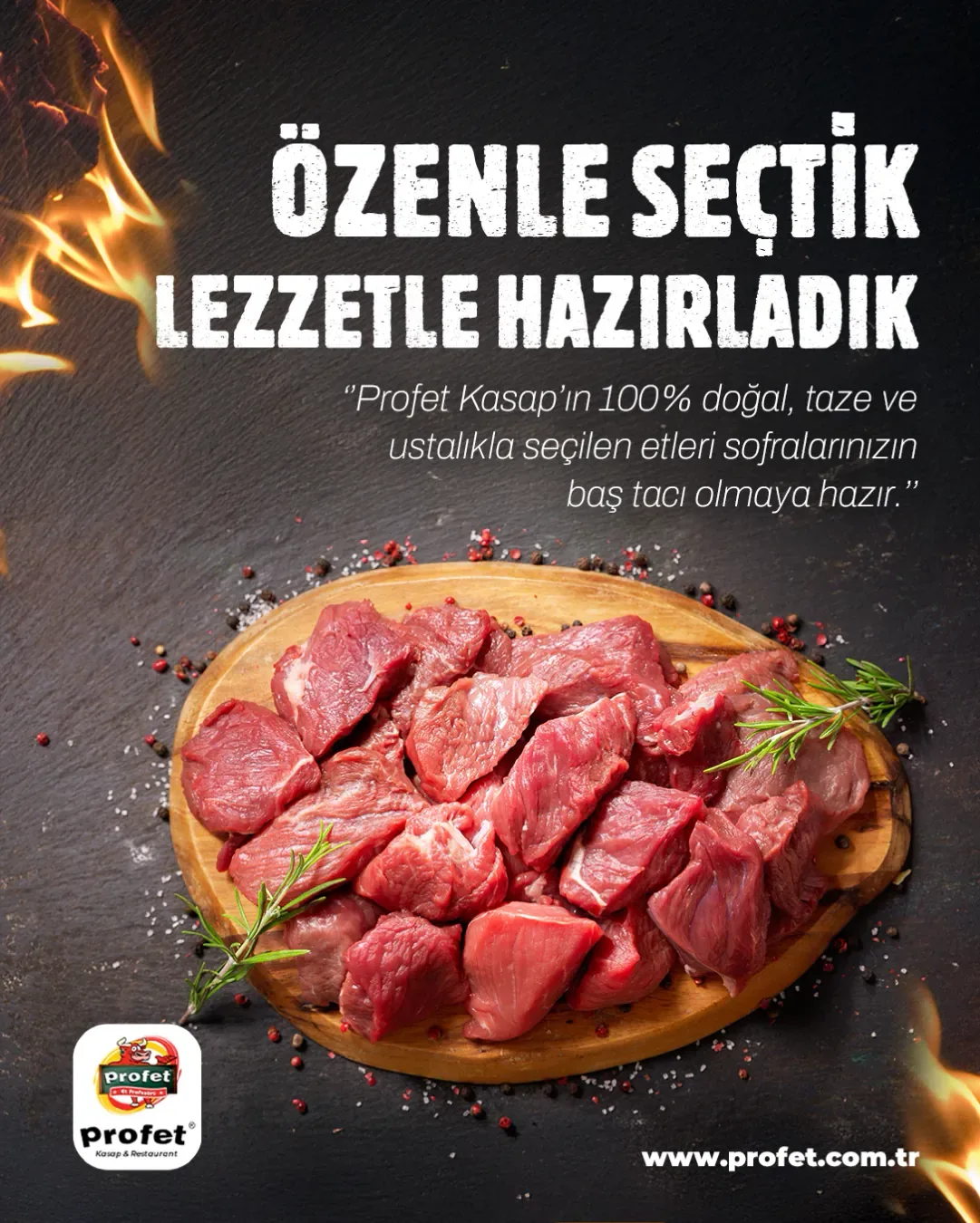 Profet Kasap & Restaurant Giresun sosyal medya referansı (Post)