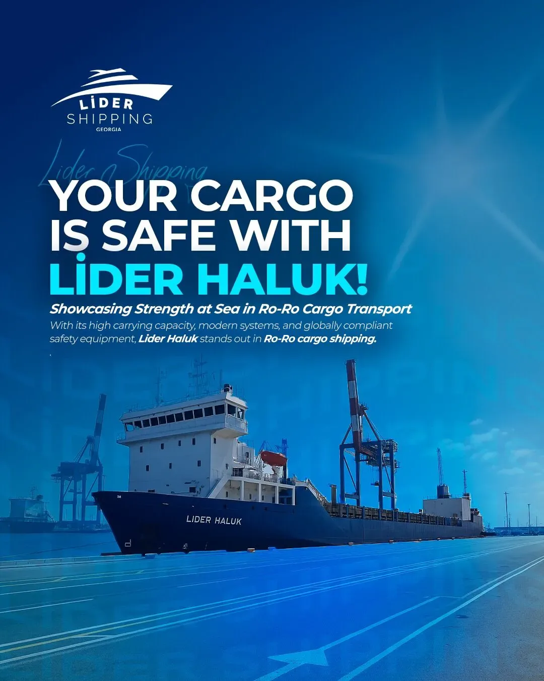 Lider Shipping Georgia Giresun sosyal medya referansı (Post)