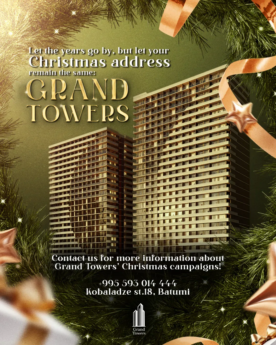 Grand Towers Batumi Yılbaşı Tebrik… Giresun sosyal medya referansı (Post)